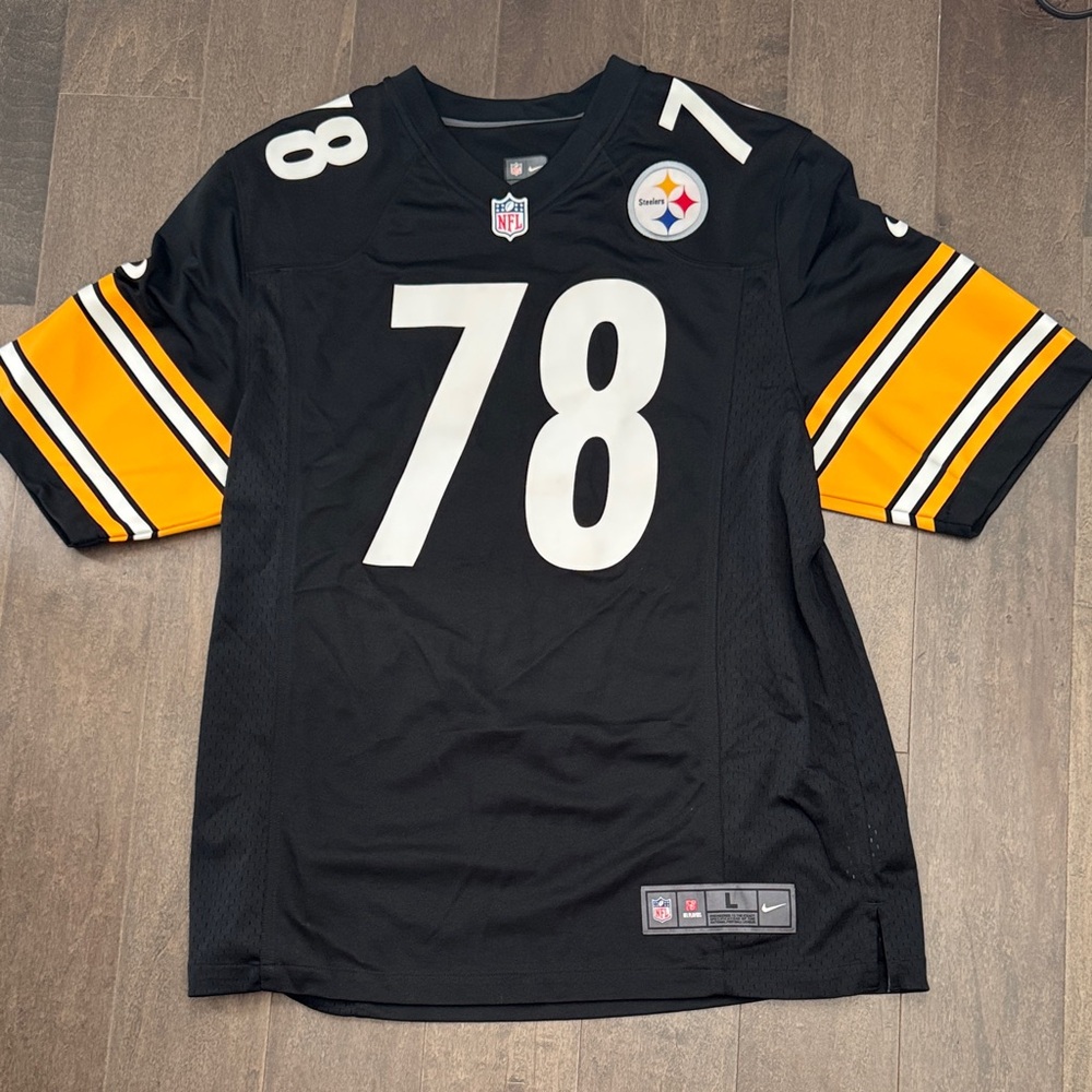 NFL Black and Gold Villanueva Men's Jersey
